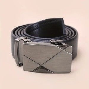 Black Automatic Buckle Belt For Men 48 in